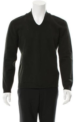 Jil Sander Virgin Wool V-Neck Sweater