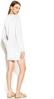 Thumbnail for your product : MICHAEL Michael Kors Long-Sleeve Terry Lace-Up Dress