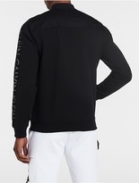 Thumbnail for your product : Calvin Klein Mesh Bomber Sweatshirt