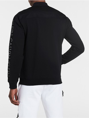 Calvin Klein Mesh Bomber Sweatshirt
