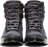 Thumbnail for your product : Diesel Slate Grey Nubuck Boogiman Boots