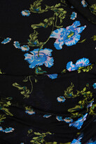 Thumbnail for your product : Diane von Furstenberg Ganesa ruched floral-print stretch-mesh midi dress