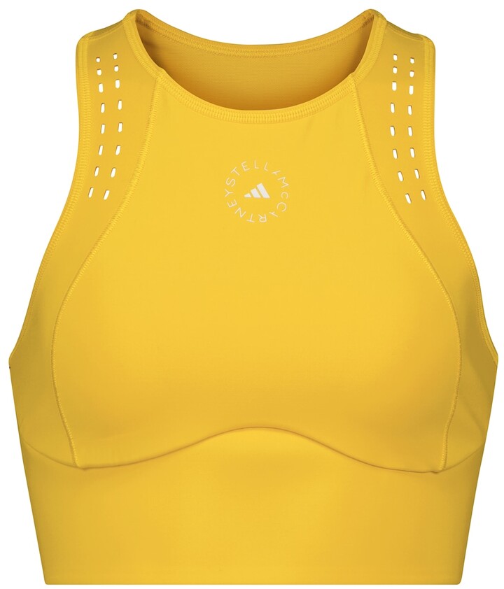 yellow activewear top