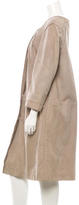 Thumbnail for your product : Alberta Ferretti Suede Coat