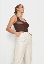 Thumbnail for your product : Missguided Pu Faux Leather Trouser