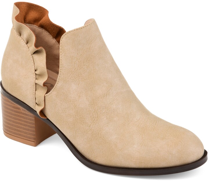 deep v cut booties
