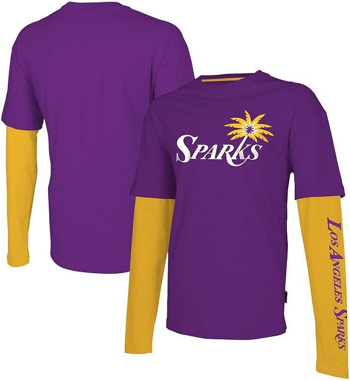 Unisex Stadium Essentials Purple Los Angeles Sparks Spectator Long Sleeve T-Shirt