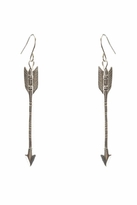 Thumbnail for your product : Chibi Jewels Arrow Earrings in Silver