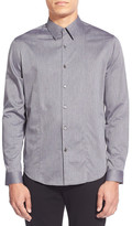 Thumbnail for your product : Theory Silas Trim Fit Herringbone Sport Shirt