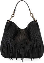 Thumbnail for your product : Bottega Veneta Large Loop Fringe Intrecciato Leather Hobo Bag