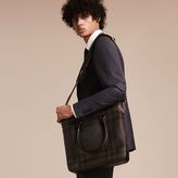 Thumbnail for your product : Burberry Check Tote Bag, Black