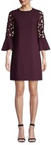 Thumbnail for your product : Elie Tahari Esmarella Lace Eyelet Bell-Sleeve Shift Dress