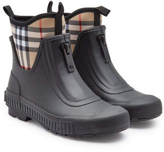 Burberry Flinton Rubber Rain Boots