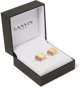 Thumbnail for your product : Lanvin Brushed Gold-Plated Cufflinks
