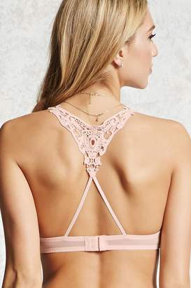 Forever 21 Sheer Lace Underwire Bra