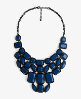 Thumbnail for your product : Forever 21 Faux Stone Gem Bib Necklace