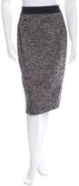 Thumbnail for your product : Giambattista Valli Tweed Knee-Length Skirt