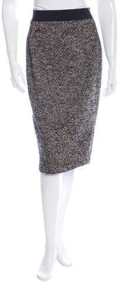 Giambattista Valli Tweed Knee-Length Skirt