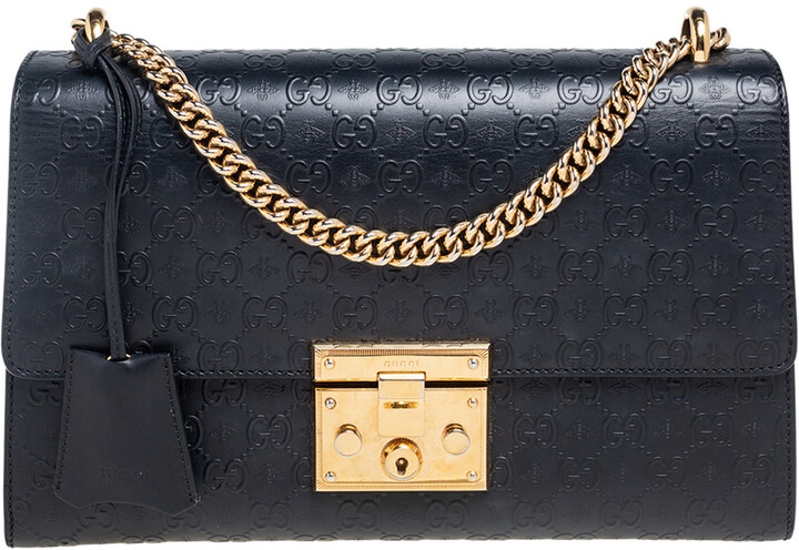 guccissima padlock bag
