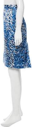 Tibi Silk Knee-Length Skirt