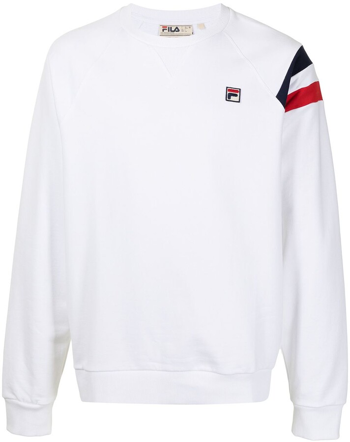 white fila sweatshirt