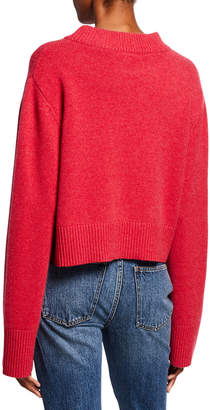 Co Cashmere Wide-Sleeve Boxy Sweater