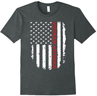 Proud Vietnam Veteran American Flag Gift For Veteran tshirt