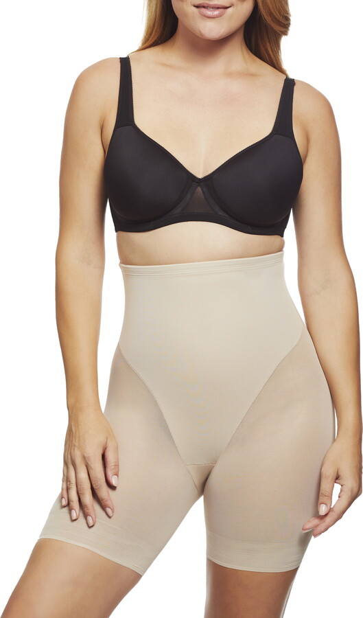 TC Intimates TC Girl Power Moderate Control Sheer Shaping Hi-Waist Thigh Slimmer Shapewear