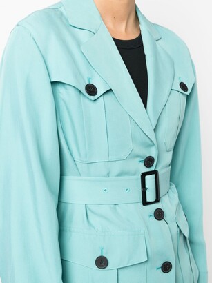 Emporio Armani Short Belted Trench Coat