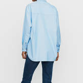 Thumbnail for your product : Maje Oversize blouse with double-collar shirt