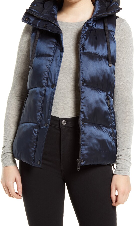 puffer vest navy