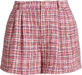 Thumbnail for your product : Alice + Olivia Conry Pleated Tweed Shorts