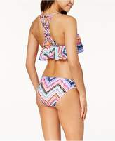 Thumbnail for your product : California Waves Juniors' Under the Sun Printed Strappy Bikini Bottoms, Created for Macy's