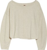Thumbnail for your product : Free People Jamie Heathered Crop Sweater