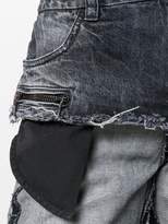 Thumbnail for your product : Unravel Project distressed inside-out jeans