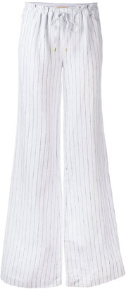 MICHAEL Michael Kors drawstring pinstripe trousers
