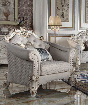 Infini Furnishings 43" W Tufted Polyester Club Chair