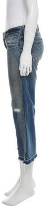 Simon Miller Mid-Rise Distressed Jeans
