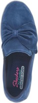 skechers suede bow slip on