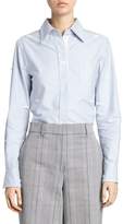 Thumbnail for your product : Thom Browne Bow Embroidered Collared Shirt