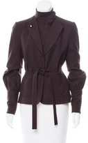 Thumbnail for your product : CNC Costume National Wool Belted Jacket