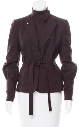 CNC Costume National Wool Belted Jacket