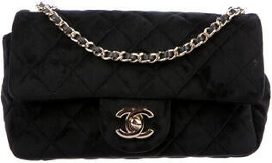 Chanel 2020 Paris-Rue Velvet Pearl Crush Bag - ShopStyle
