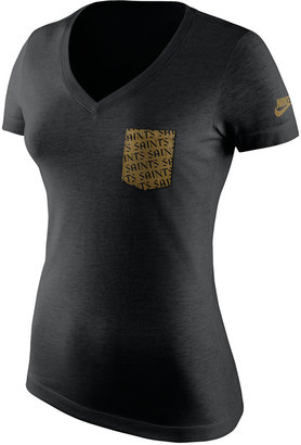 Nike Women's New Orleans Saints Pocket V-Neck T-Shirt