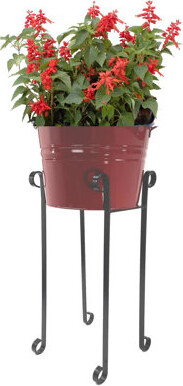 Winston Porter Bendt Enameled Steel Raised Planter