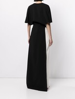 Thumbnail for your product : Semsem Draped Silk-Crepe Tunic Top