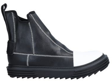 artselab black leather trainers