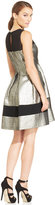 Thumbnail for your product : Vince Camuto Illusion Metallic Pleated Dress