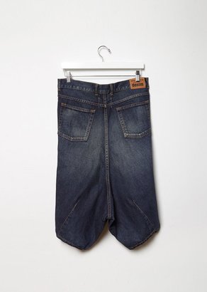 Junya Watanabe Vintage Treated Denim Shorts