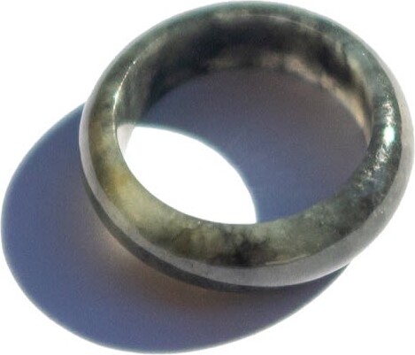 Seree Sesame Grey Jade Ring